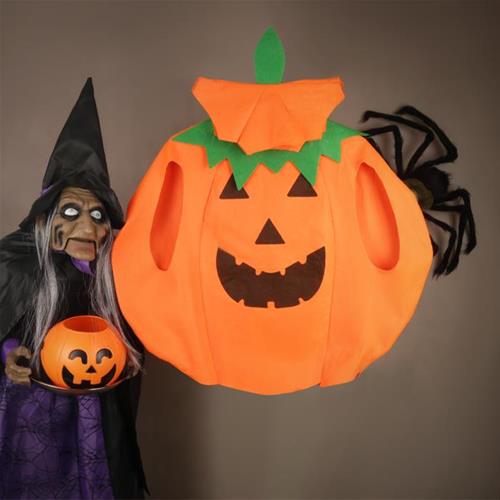 2 تیکه تل + لباس ( pumkin ) halloween
