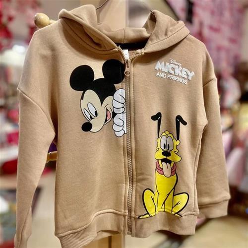 سوییشرت کرک کلاه دار میکی مارک zara کد 300155